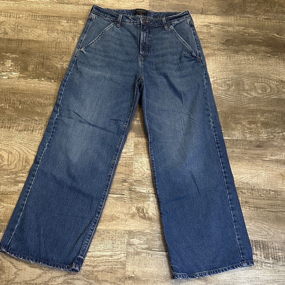 Banana Republic Blue Flare & Wide Leg Jeans